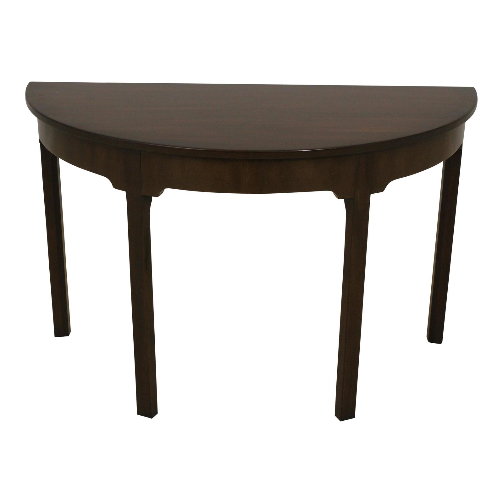 Kittinger Colonial Williamsburg Chippendale Console Table Solid Mahogany 40 Years Old: Kittinger Colonial Williamsburg Chippendale Console Table Solid Mahogany 40 Years Old This stunning Colonial Williamsburg Console Table showcases the timeless elegance of Chippendale design. Crafted f