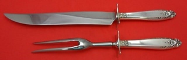 International Prelude Sterling Silver 2-Piece Carving Set