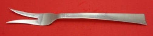 Allan Adler Sunset Sterling Silver 2-Tine Salad Serving Fork 10.5" (1 of 1)