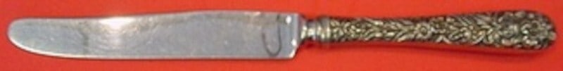 Kirk Repousse Sterling Silver Junior Knife 7.5 Inch Heirloom Cutlery: Kirk Repousse Sterling Silver Junior Knife 7.5 Inch Heirloom Cutlery This exquisite Junior Knife from the Repousse pattern by Kirk is crafted from sterling silver with a hollow handle and features a d