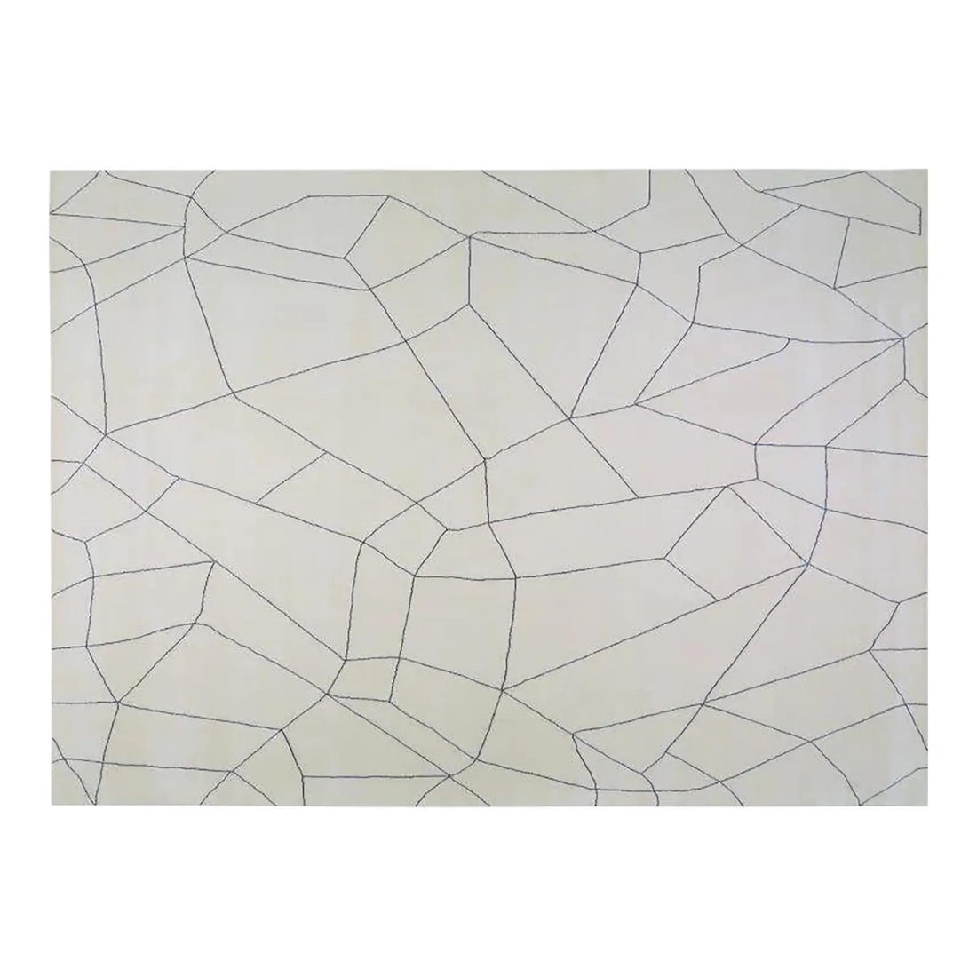 9'1 x 12'1 Wool Area Rug in Beni Ourain Moroccan Style: 9'1 x 12'1 Wool Area Rug in Beni Ourain Moroccan Style This Moroccan Beni Ourain rug is hand-knotted from wool and features a classic white color. The rug is pre-owned and showcases the traditional cr