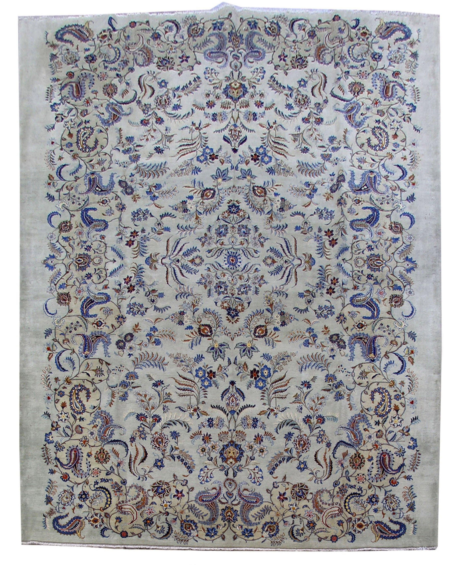 Handcrafted Persian Kashan Rug 10'6 x 13'7 Traditional Design: Handcrafted Persian Kashan Rug 10'6 x 13'7 Traditional Design Free continental US Shipping Experience the elegance of this handcrafted Persian Kashan rug, featuring traditional designs woven by skille