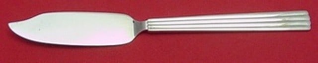 Georg Jensen Bernadotte Sterling Silver Fish Knife 7 3/4 Inch (1 of 2)
