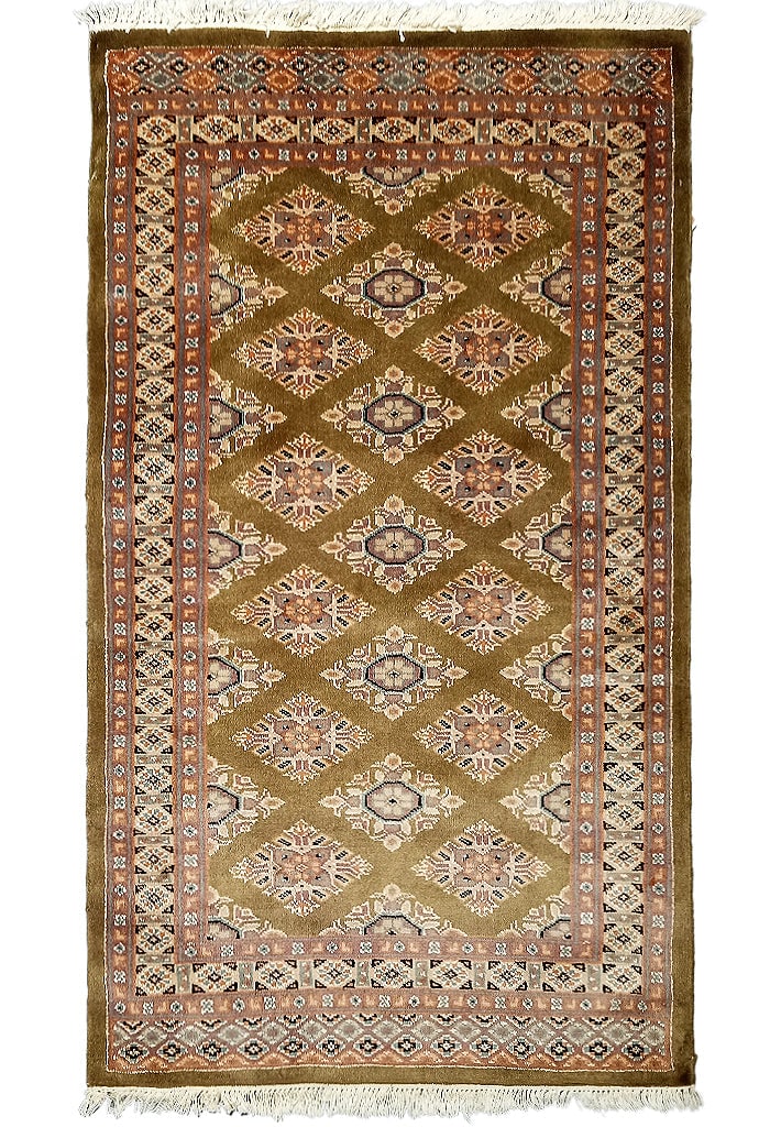 Hand-Knotted 2'8 x 4'2 Small Jaldar Bokhara Area Rug in Premium Wool: Hand-Knotted 2'8 x 4'2 Small Jaldar Bokhara Area Rug in Premium Wool Free continental US Shipping Enhance your living space with this exquisite Small Jaldar Bokhara Area Rug, measuring 2' 8" x 4' 2". 