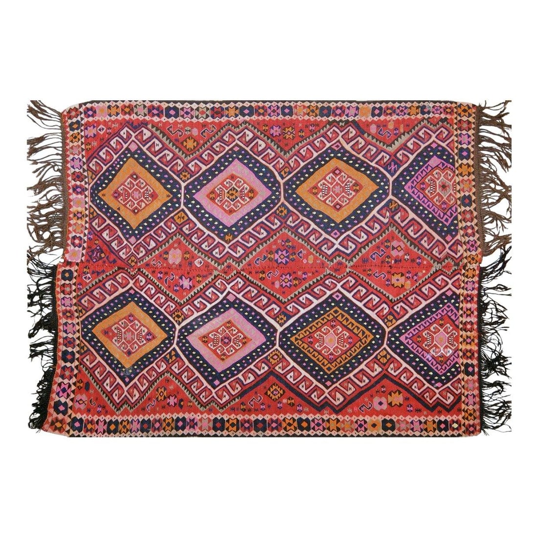 5'9'' x 7'2'' Wool Area Rug Hand-Knotted Turkish Design: 5'9'' x 7'2'' Wool Area Rug Hand-Knotted Turkish Design This Turkish hand-knotted wool rug is crafted using traditional techniques, offering a blend of classic artistry and contemporary design. The ru