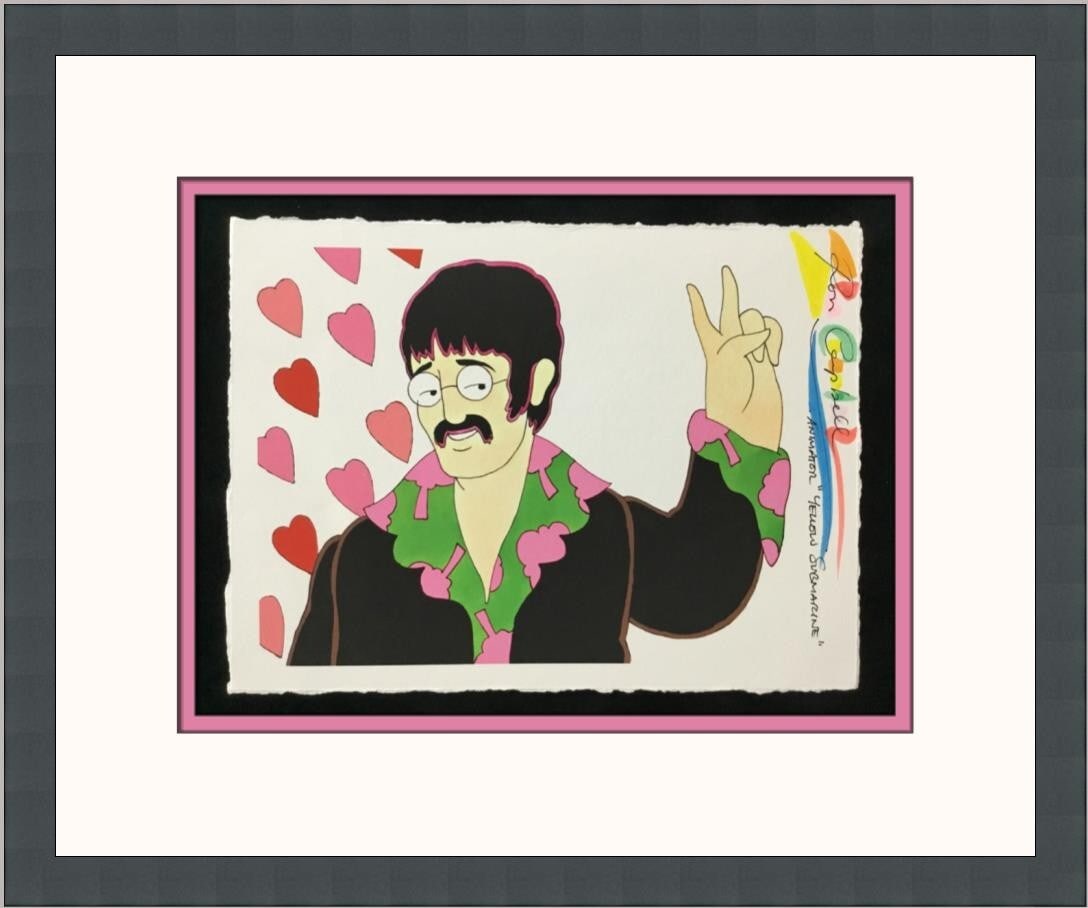 Framed Ron Campbell Giclee Print John Lennon Sgt Pepper (1 of 4)