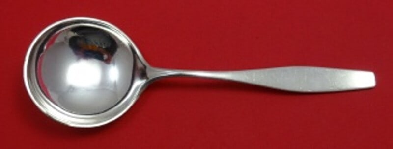 Hans Hansen Charlotte Sterling Silver Gumbo Soup Spoon 6 5/8": Hans Hansen Charlotte Sterling Silver Gumbo Soup Spoon 6 5/8" Enhance your dining experience with this exquisite gumbo soup spoon from the renowned Charlotte pattern by Hans Hansen. Crafted from high-