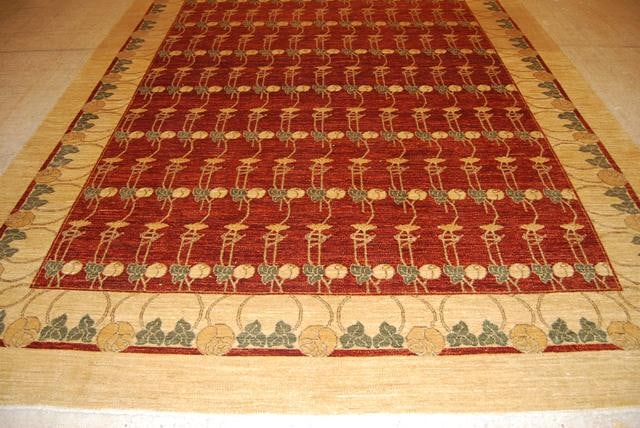 Handmade 9.0 x 12 Natural Wool Chobi Peshawar Rug: Handmade 9.0 x 12 Natural Wool Chobi Peshawar Rug Free continental US Shipping Enhance your living space with this exquisite handmade Chobi Peshawar rug, measuring 9.0 x 12 feet. Crafted from natural 