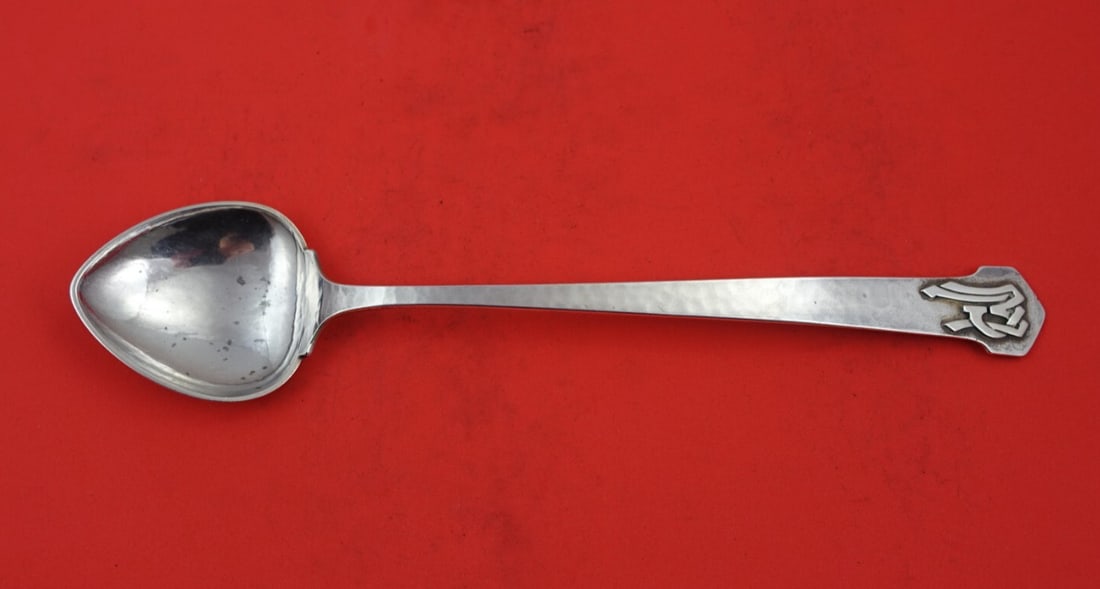 Kalo Sterling Silver Handwrought 10 Inch Martini Spoon Arts & Crafts: Kalo Sterling Silver Handwrought 10 Inch Martini Spoon Arts & Crafts This exquisite martini spoon, crafted by Kalo, showcases the artistry of the Arts & Crafts movement. Made from high-quality sterlin