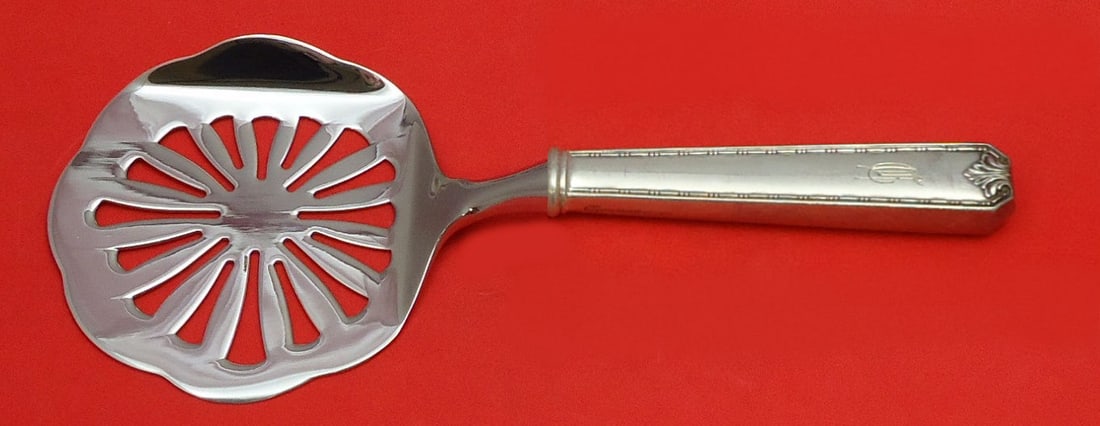 Custom Made Madam Morris Sterling Silver Tomato Server by Whiting: Custom Made Madam Morris Sterling Silver Tomato Server by Whiting This exquisite tomato server features a hollow handle crafted from sterling silver, paired with a durable stainless steel implement. C