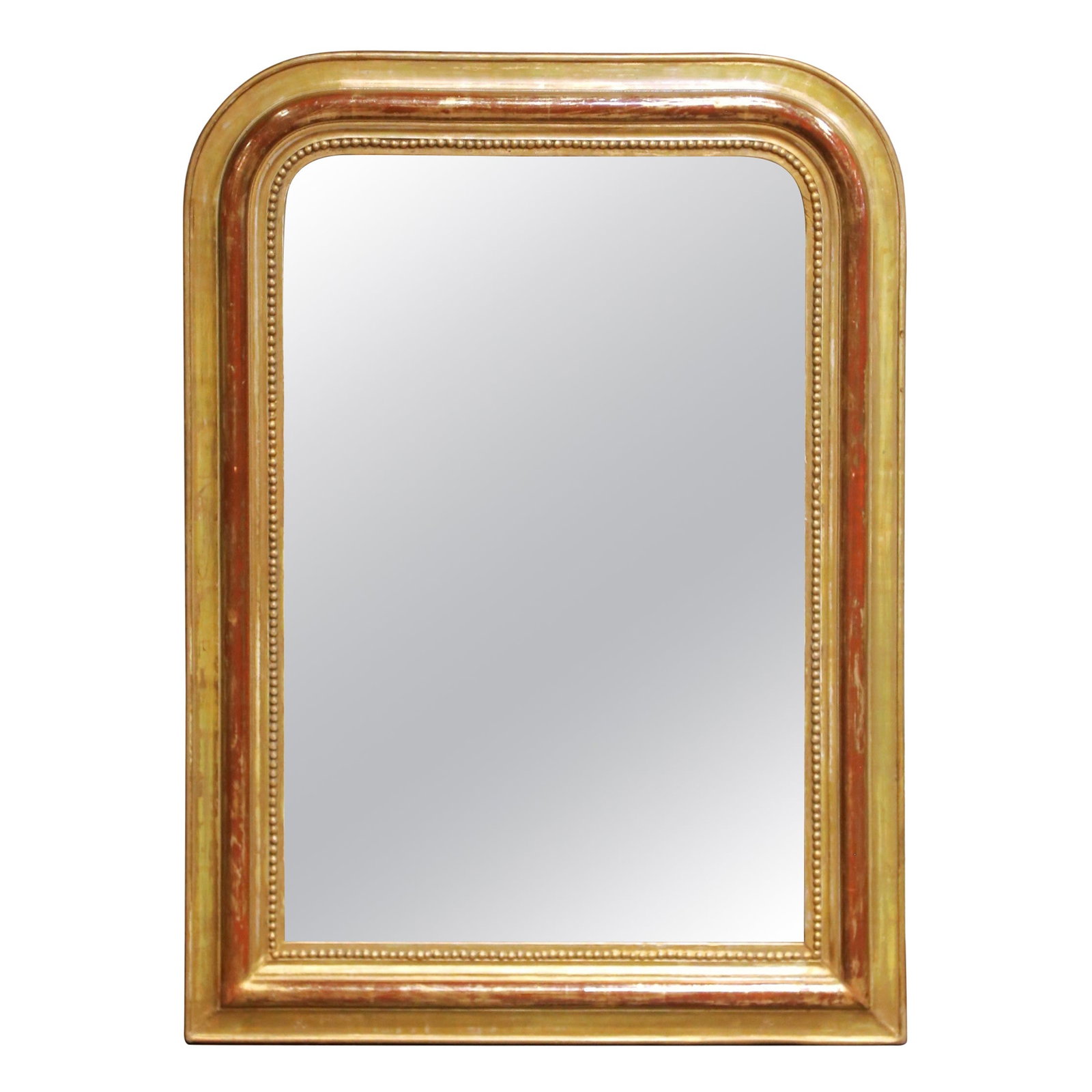 Louis Philippe Giltwood Mirror with Mercury Glass France Circa 1860 (1 of 6)