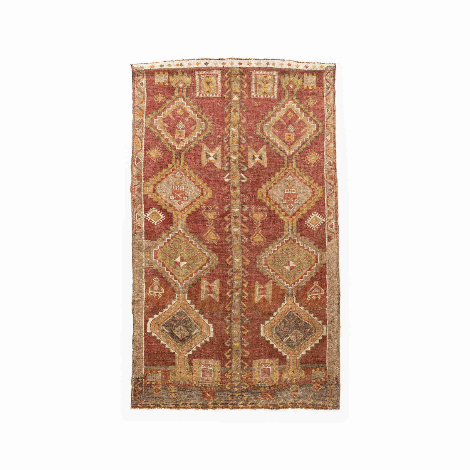 Authentic Anadol Handmade Wool Carpet 54.7 x 91.3 Double Knot: Authentic Anadol Handmade Wool Carpet 54.7 x 91.3 Double Knot Discover the elegance of this Authentic Handmade Anadol Carpet, crafted with care and precision. This exquisite piece showcases a wool on 
