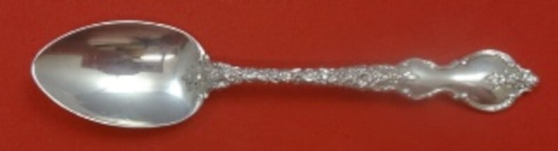 International Sterling Silver Teaspoon Du Barry Pattern 6 Inch: International Sterling Silver Teaspoon Du Barry Pattern 6 Inch This exquisite 6-inch teaspoon is crafted from high-quality sterling silver and features the elegant Du Barry pattern by International. I