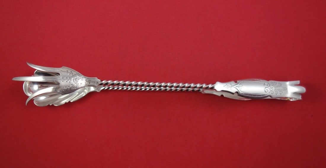 Gorham Sterling Silver Salad Tong Number 83 Antique 11 Inch Monogrammed: Gorham Sterling Silver Salad Tong Number 83 Antique 11 Inch Monogrammed This exquisite salad tong is a stunning piece from Gorham, crafted from high-quality sterling silver and designed in the elegant