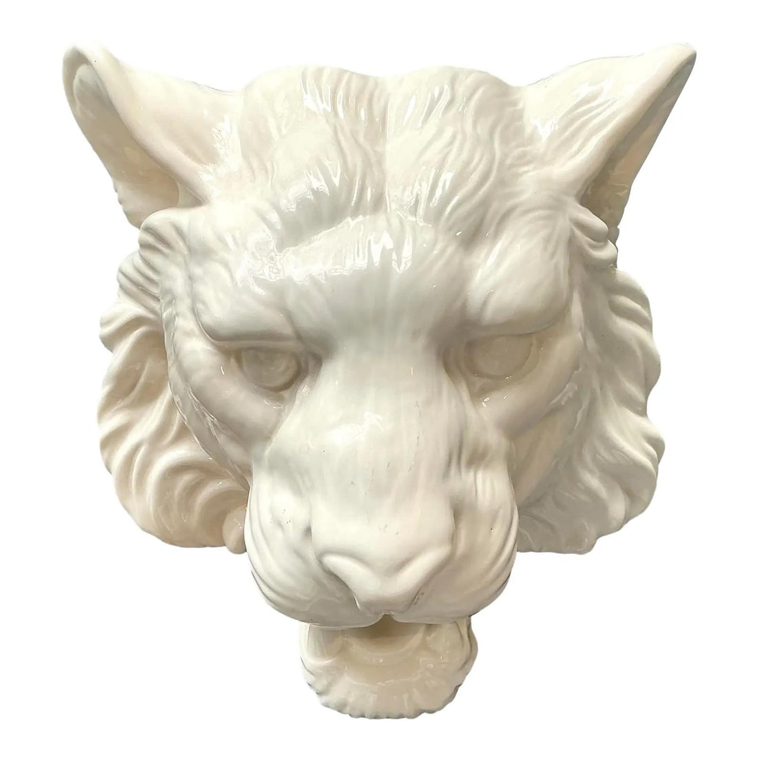 Fitz and Floyd ceramic tiger wall planter pocket (1 of 10)