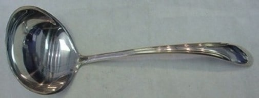 Towle Symphony Sterling Silver Gravy Ladle 6.5 Inch: Towle Symphony Sterling Silver Gravy Ladle 6.5 Inch This exquisite gravy ladle from the Symphony pattern by Towle is crafted from high-quality sterling silver. Measuring 6 1/2 inches, it showcases the