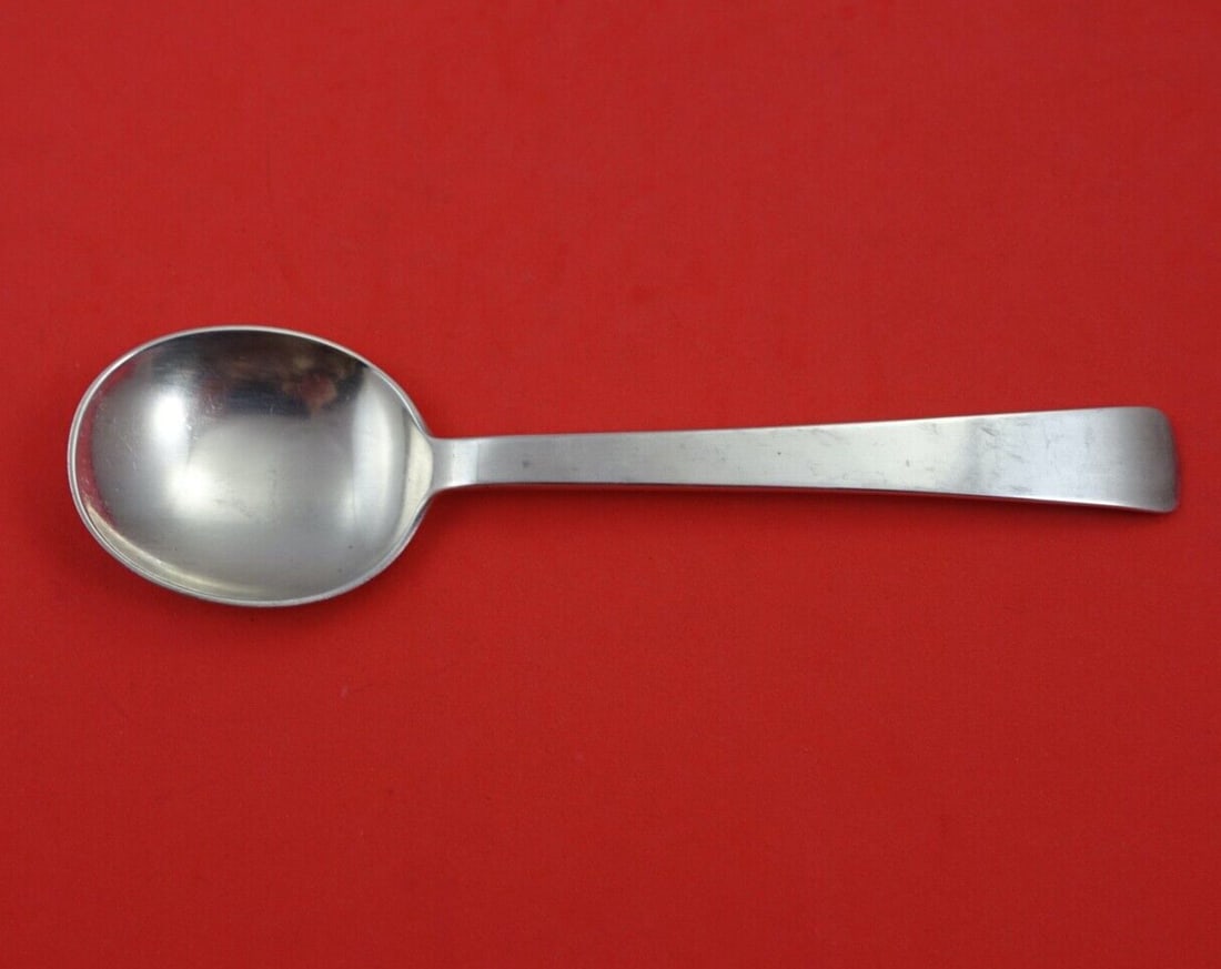 Porter Blanchard Aurora Sterling Silver Gumbo Soup Spoon 6 3/4" (1 of 2)