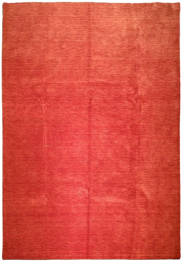 Contemporary Red Handmade Wool Rug 9.1 x 12.1 ft: Contemporary Red Handmade Wool Rug 9.1 x 12.1 ft Free continental US Shipping Transform your space with this stunning contemporary red handmade wool rug, measuring 9.1 x 12.1 ft. This rug is crafted w