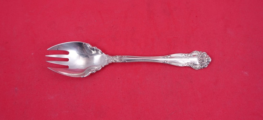Sterling Silver Angelo Ice Cream Fork by Knowles and Mount Vernon 5 3/8 (1 of 2)