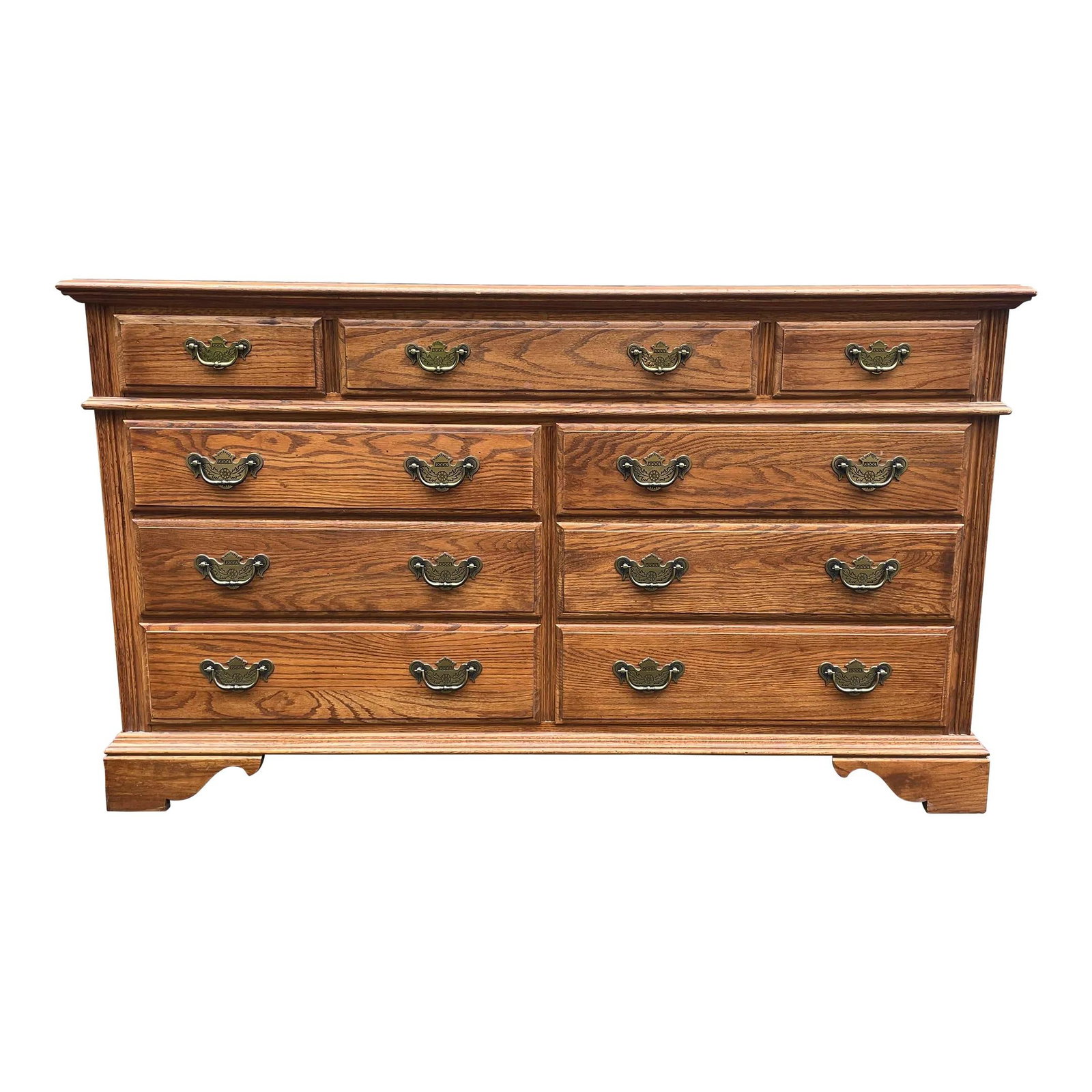 Knob Creek Solid Wood Long Dresser with Dovetailed Drawers: Knob Creek Solid Wood Long Dresser with Dovetailed Drawers This Knob Creek Solid Long Dresser is crafted from solid wood and features dovetailed drawers, ensuring durability and style. The dresser is 