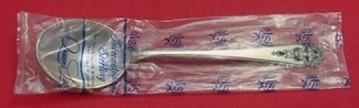 International Sterling Silver Queen's Lace Cream Soup Spoon 6.5" New (1 of 2)