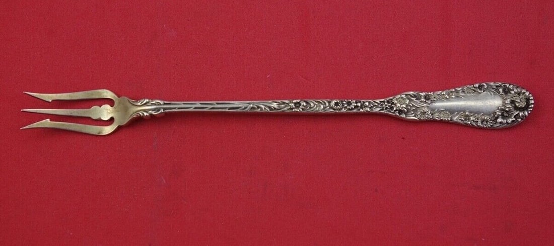 Dominick & Haff Number 10 Sterling Silver Pickle Fork 7 1/4 inches (1 of 2)