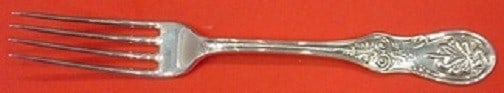 Tiffany & Co. Saratoga Sterling Silver Fork 7" Monogrammed: Tiffany & Co. Saratoga Sterling Silver Fork 7" Monogrammed This exquisite 7" regular fork is part of the Saratoga pattern by Tiffany & Co., crafted from high-quality sterling silver. Dating back to th