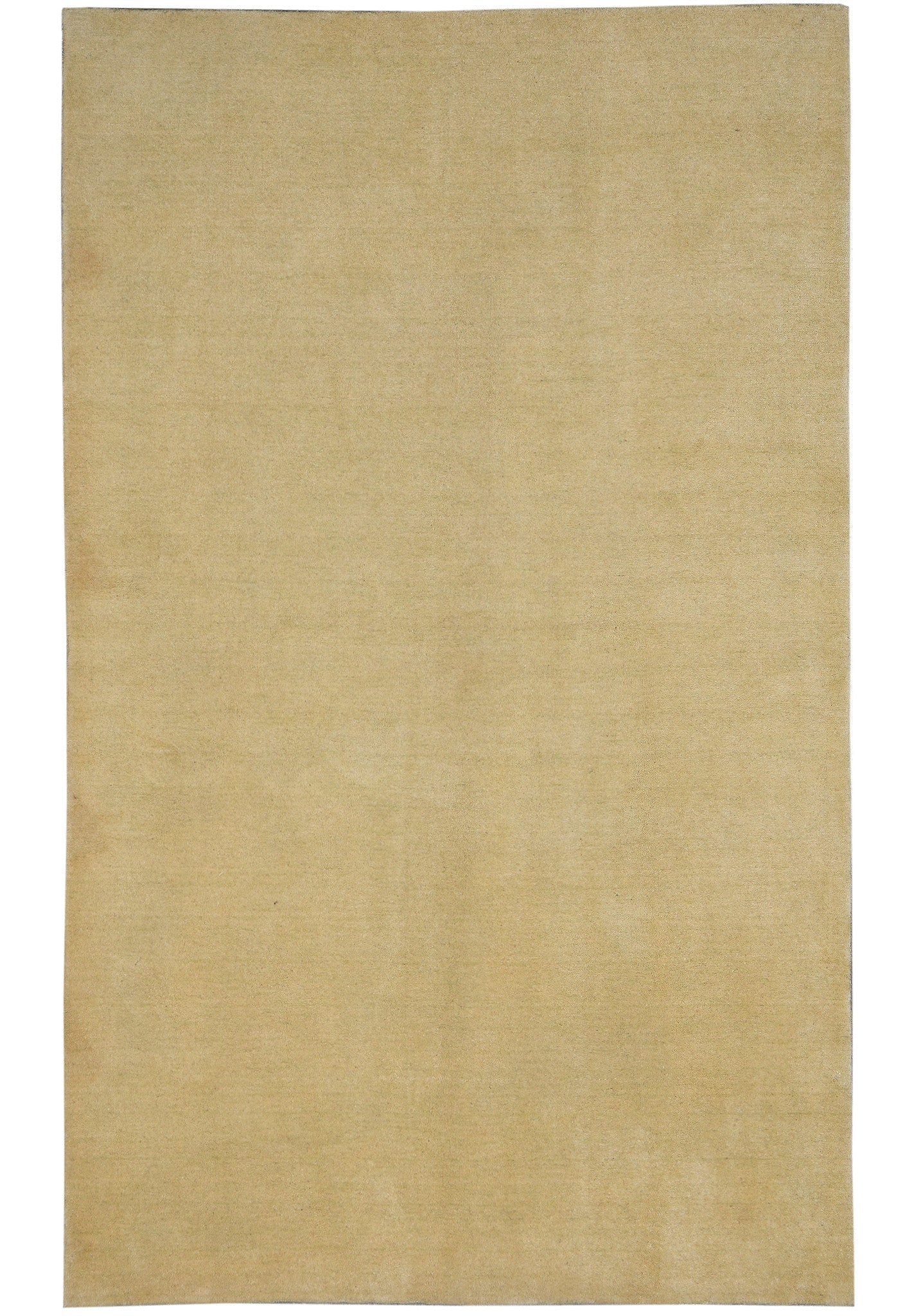 5 x 8 Hand Knotted Beige Wool Modern Minimalist Carpet: 5 x 8 Hand Knotted Beige Wool Modern Minimalist Carpet Free continental US Shipping This 5 x 8 plain beige handmade modern carpet is crafted from premium quality wool using traditional hand-knotted te