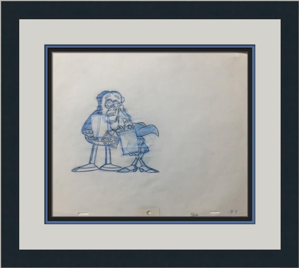 Framed Count Chocula model sheet production art General Mills (1 of 3)