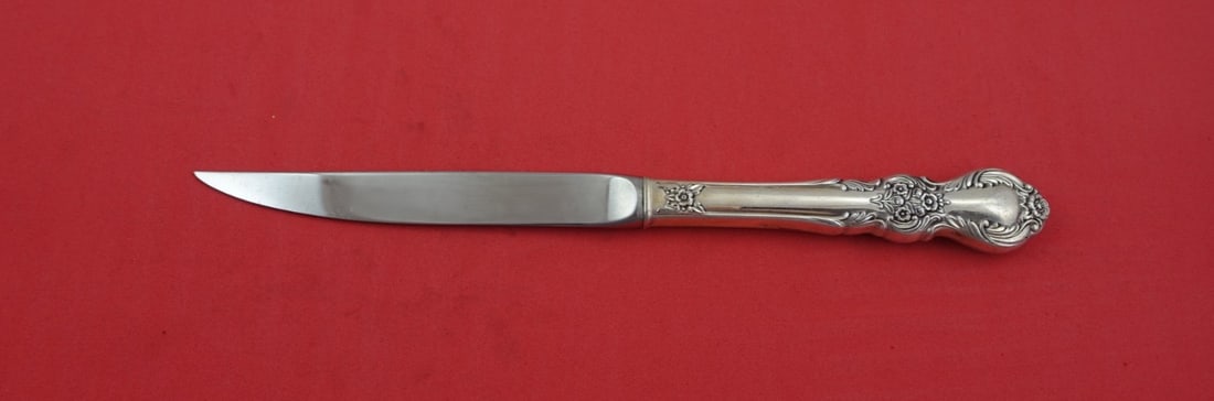 International Sterling Silver Southern Treasure Steak Knife 8.5 Inch: International Sterling Silver Southern Treasure Steak Knife 8.5 Inch This exquisite steak knife features the Southern Treasure pattern by International Sterling. Crafted with a sterling silver hollow 