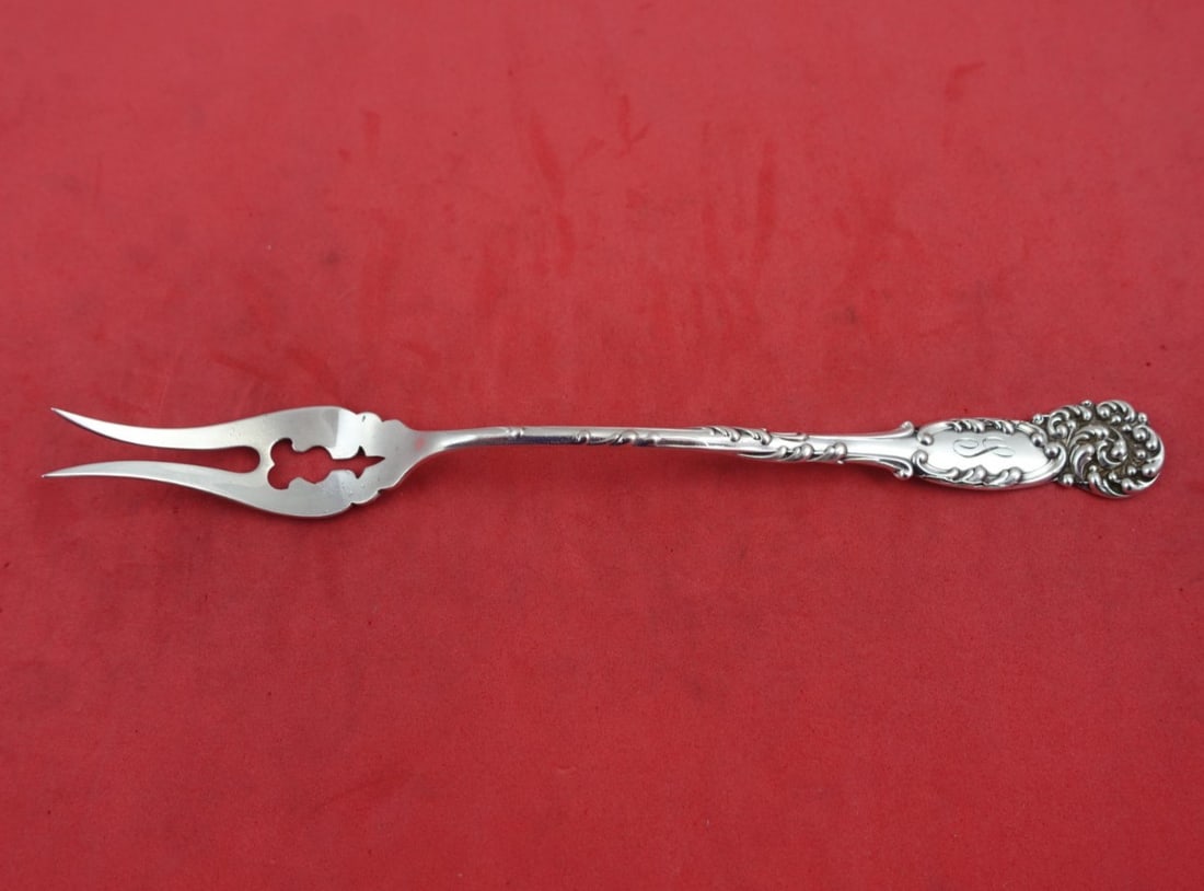 Reed & Barton La Reine Sterling Silver Butter Pick 2-Tine 6.5 Inch (1 of 3)