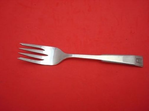 Dirk Van Erp Sterling Silver Pattern 1 Salad Fork 6 3/4 inches Monogrammed (1 of 1)