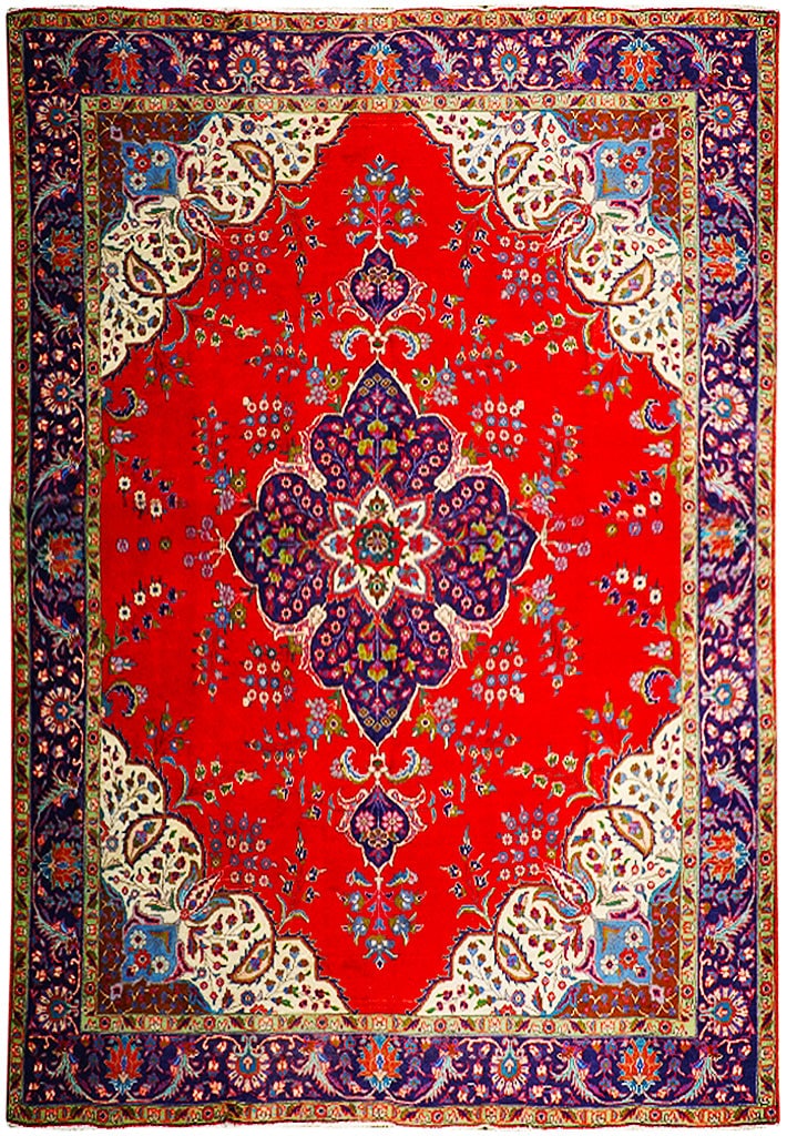9.8 x 13 Semi-Antique Persian Sarouk Rug Sunset Orange Handmade Wool: 9.8 x 13 Semi-Antique Persian Sarouk Rug Sunset Orange Handmade Wool Free continental US Shipping Enhance your home with the captivating charm of this 9.8 x 13 Semi-Antique Persian Sarouk Rug. Handcra