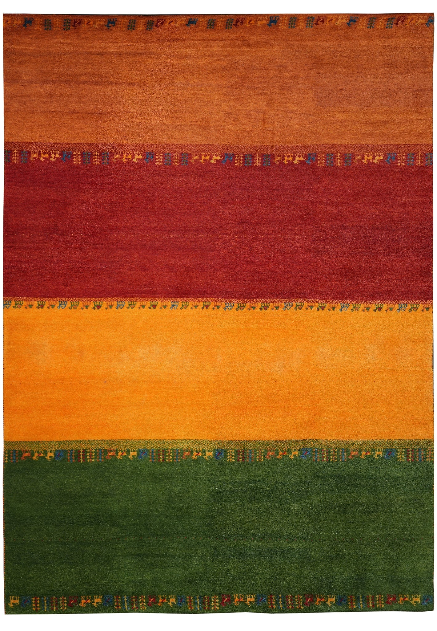 9 x 12 Handmade Wool Modern Gabbeh Rug Pakistani: 9 x 12 Handmade Wool Modern Gabbeh Rug Pakistani Free continental US Shipping This 9 x 12 modern Gabbeh rug is handcrafted from premium quality wool by skilled Pakistani artisans. It features a thick,