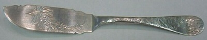 Towle Number 38 Engraved Sterling Silver Master Butter Knife 7": Towle Number 38 Engraved Sterling Silver Master Butter Knife 7" This exquisite Towle Sterling Silver Master Butter Knife features a bright cut blade and a flat handle, elegantly engraved in the classi