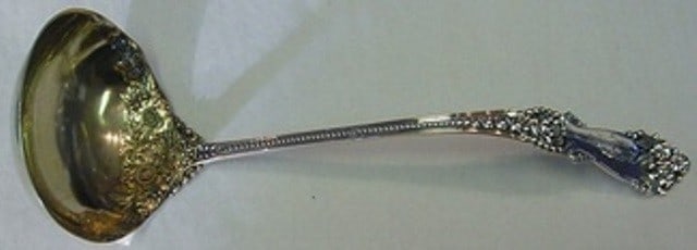 Reed & Barton La Marquise Sterling Silver Soup Ladle 12.5" Floral Design: Reed & Barton La Marquise Sterling Silver Soup Ladle 12.5" Floral Design This exquisite soup ladle is part of the La Marquise pattern by Reed & Barton, crafted from high-quality sterling silver. The l