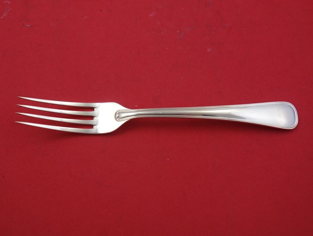 Buccellati Old Italian Sterling Silver Dinner Fork 7 3/4 in: Buccellati Old Italian Sterling Silver Dinner Fork 7 3/4 in A sterling silver dinner fork in the Old Italian pattern by Buccellati. Made in Italy, it is not monogrammed and is described as being in ex
