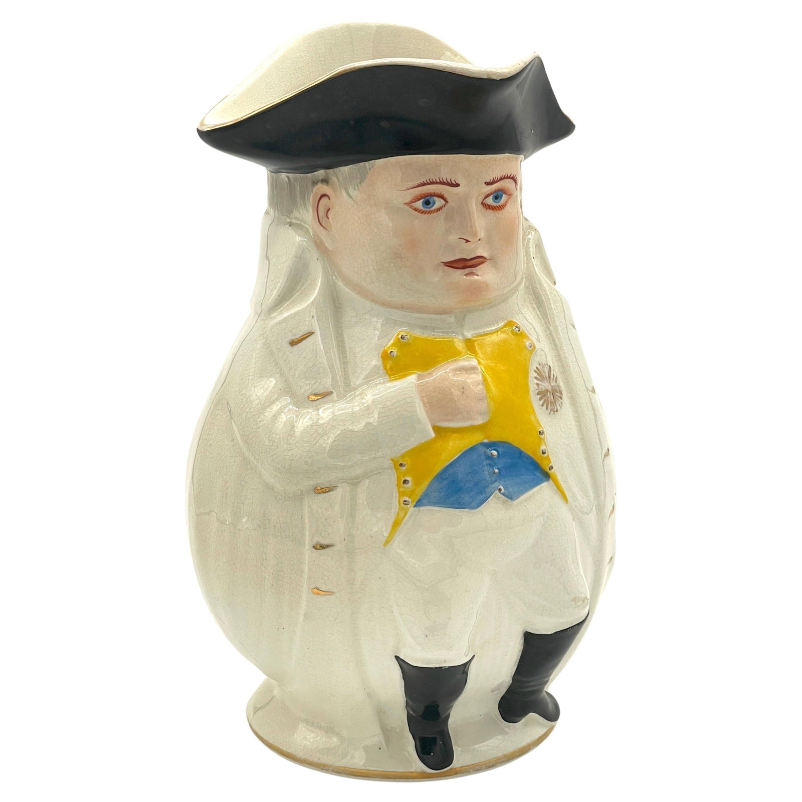William McKinley Napoleon Toby Mug by Morris & Willmore 10.5 in Hand-Painted Pottery 1893-1901 (1 of 13)