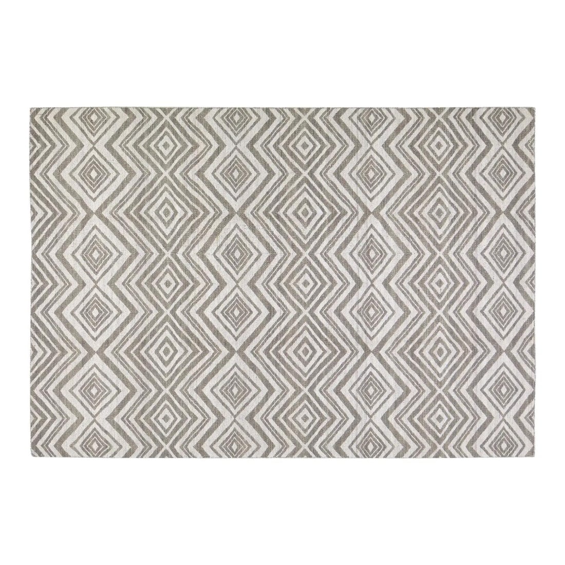 Gray Hand-Knotted Hemp Turkish Rug 6'x9'6" Contemporary Design: Gray Hand-Knotted Hemp Turkish Rug 6'x9'6" Contemporary Design This modern Turkish rug is hand-knotted from hemp using traditional rug-making techniques. Its design combines classic craftsmanship with