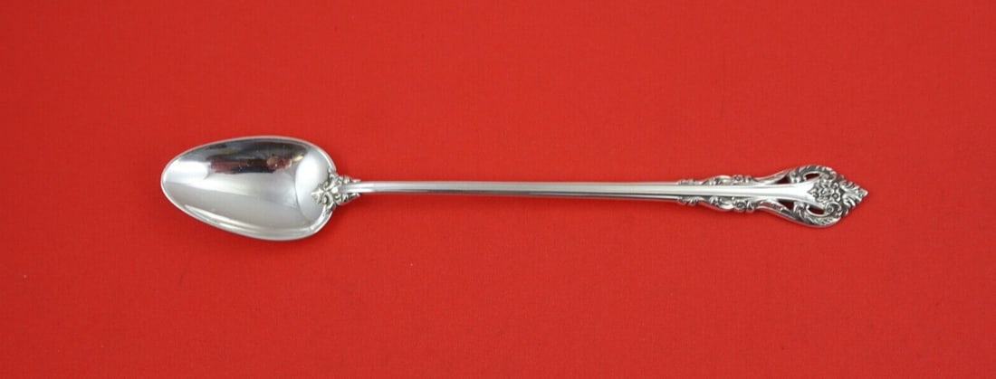 International Sterling Silver Masterpiece Iced Tea Spoon 7 1/4" (1 of 2)