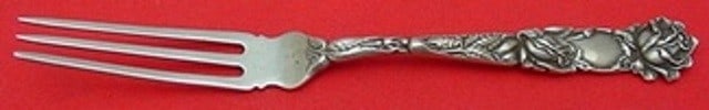 Alvin Bridal Rose Sterling Silver Strawberry Fork 4 3/4 inches (1 of 1)