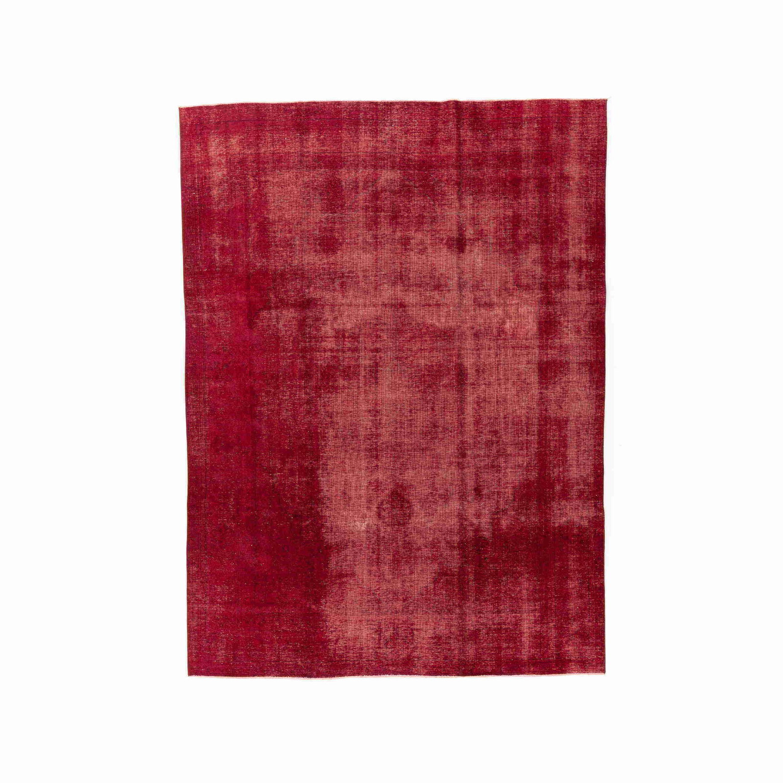 Authentic Handmade Vintage Carpet Wool on Cotton 96.5 x 132.7 Inches: Authentic Handmade Vintage Carpet Wool on Cotton 96.5 x 132.7 Inches This authentic handmade vintage carpet showcases a beautiful design crafted from high-quality wool on cotton. With a weaving techni