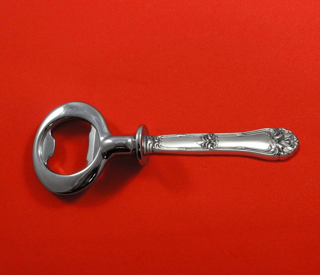 Amston Champlain Sterling Silver Bottle Opener by Frank Whiting 6": Amston Champlain Sterling Silver Bottle Opener by Frank Whiting 6" Introducing the Champlain Bottle Opener by Amston, crafted by Frank Whiting in post-1940s sterling silver. This custom-made bottle op