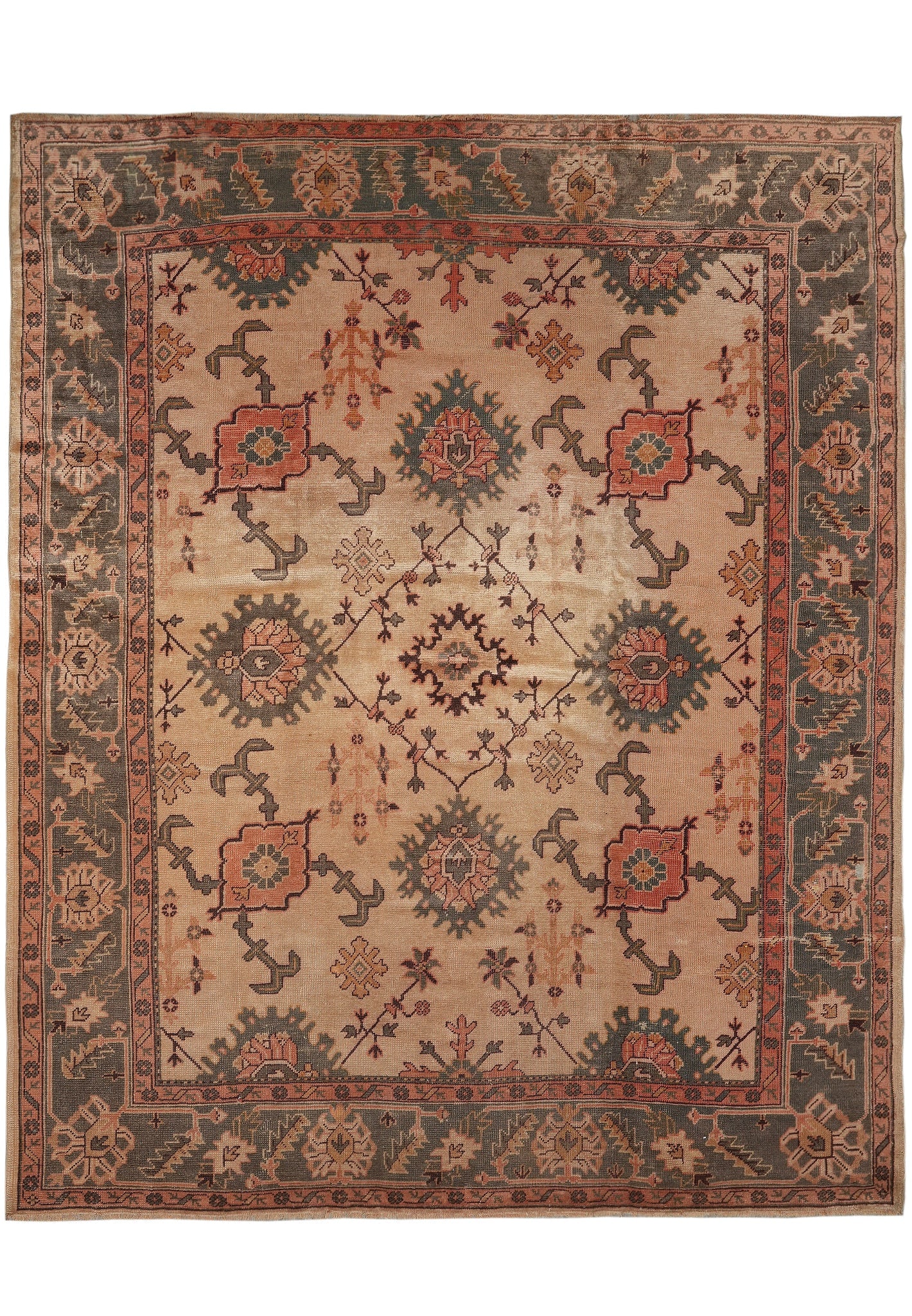 9 x 10.7 Handmade Hand Knotted Wool Rug Tan: 9 x 10.7 Handmade Hand Knotted Wool Rug Tan Free continental US Shipping This handmade wool rug measures 9 x 10.7 and features a neutral tan color with a simple, solid design. It is hand-knotted with 