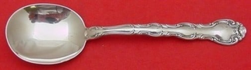 Alvin French Scroll Sterling Silver Cream Soup Spoon 6.5 Inches: Alvin French Scroll Sterling Silver Cream Soup Spoon 6.5 Inches This exquisite cream soup spoon is crafted from high-quality sterling silver and features the elegant French Scroll pattern by Alvin. Me