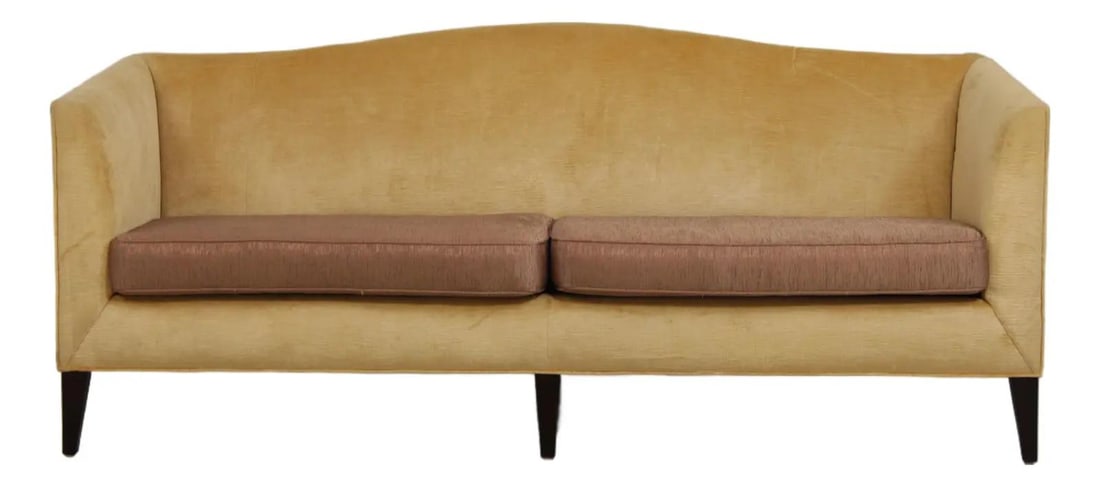 Velvet Sofa from Barbara Barry Collection by Baker Modern Traditional Style (1 of 10)