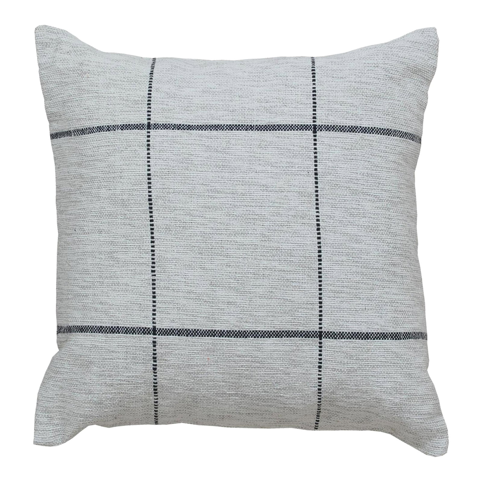 Handcrafted Contemporary Wool Cotton Pillow Gray Beige Geometric 20x20: Handcrafted Contemporary Wool Cotton Pillow Gray Beige Geometric 20x20 Enhance your living space with this stylish Contemporary Wool and Cotton Pillow, featuring a striking geometric pattern in gray a