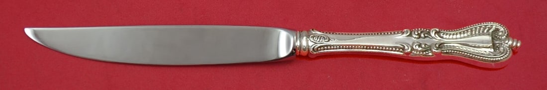 Towle Old Colonial Sterling Silver Steak Knife 8" Not Serrated: Towle Old Colonial Sterling Silver Steak Knife 8" Not Serrated This exquisite steak knife features a sterling silver hollow handle crafted in the elegant Old Colonial pattern by Towle. Measuring 8 inc