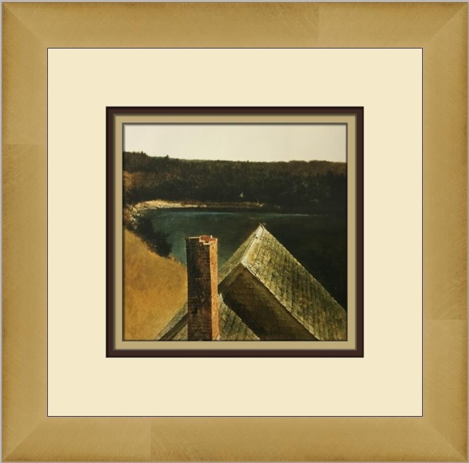 Andrew Wyeth End of Olsons Custom Framed Print 12x12 (1 of 2)