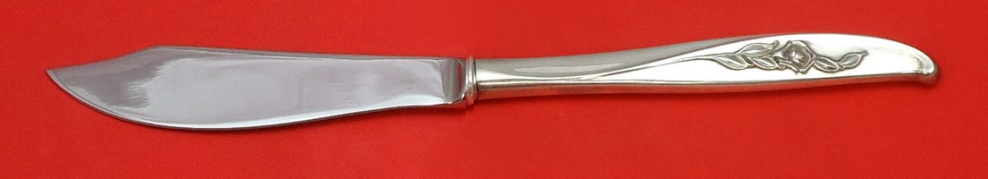 Wallace Penrose Sterling Silver Fish Knife Custom 8 1/4": Wallace Penrose Sterling Silver Fish Knife Custom 8 1/4" Introducing the Penrose Fish Knife by Wallace, a stunning addition to your tableware collection. Crafted from high-quality sterling silver, thi